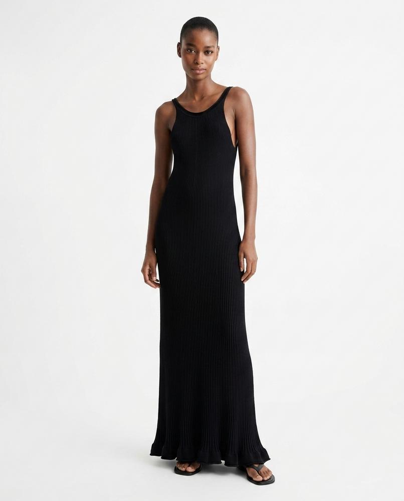 Nord Wear - Lemon | Ribbed Sleeveless Maxi Dress Women