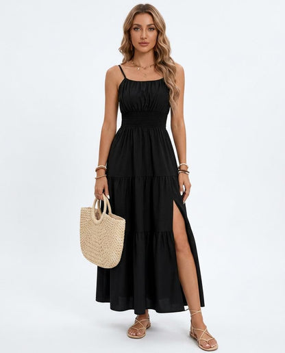 Nord Wear - Riren | Smocked Tiered Maxi Dress Women