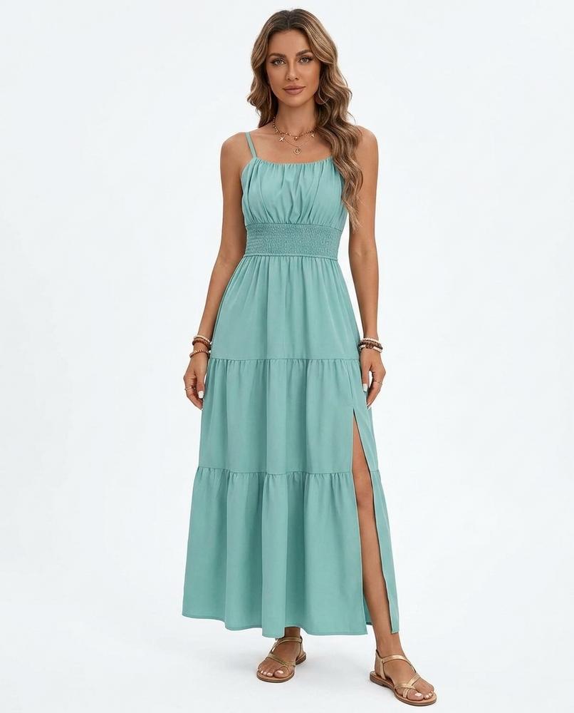 Nord Wear - Riren | Smocked Tiered Maxi Dress Women