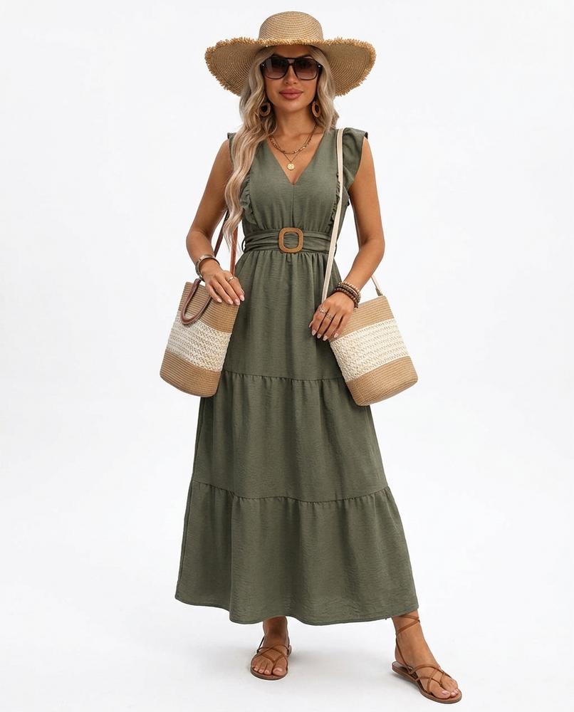 Nord Wear - Dadan | Tiered Ruffled Maxi Dress Women
