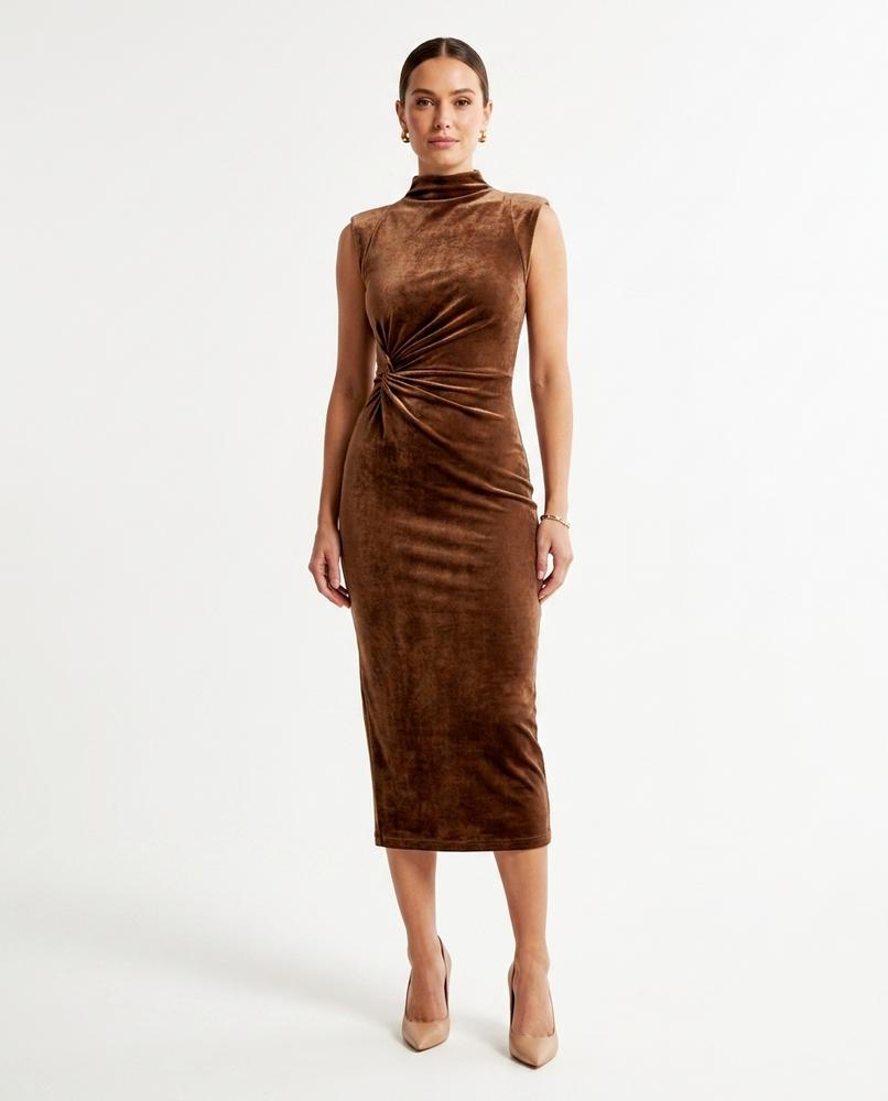 Nord Wear - Comor | Ruched Sleeveless Midi Dress Women