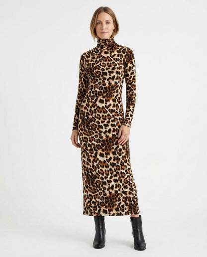 Nord Wear - Velor | Turtleneck Bodycon Midi Dress Women