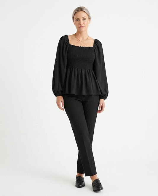 Nord Wear - Armon | Smocked Square Neck Blouse Women
