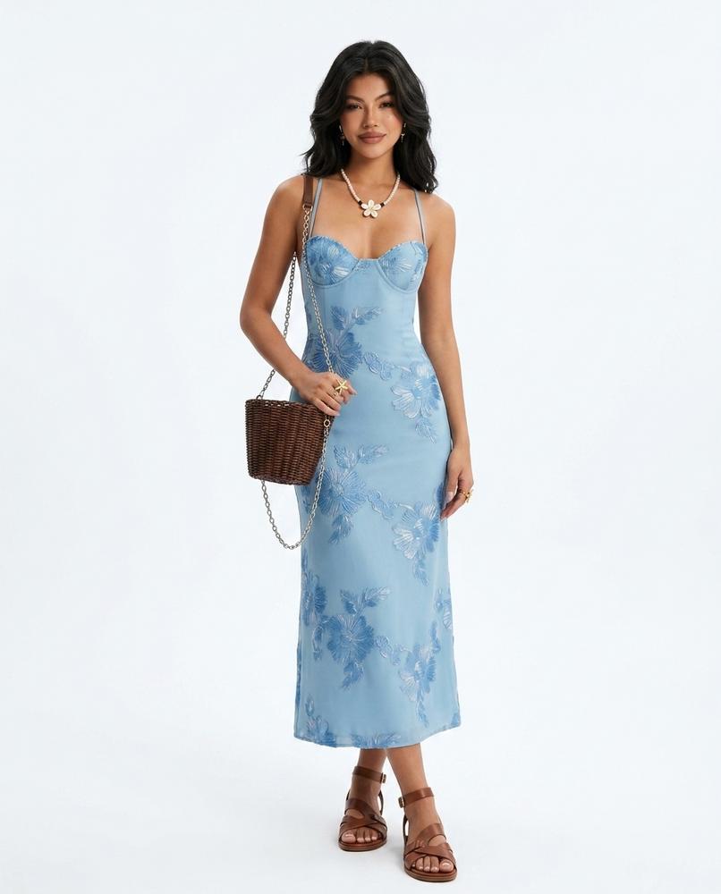 Nord Wear - Coren | Embroidered Bodycon Dress Women