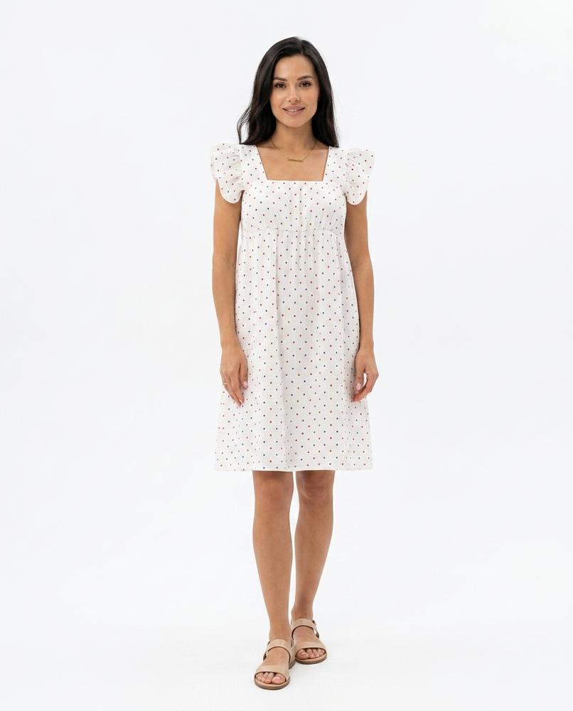 Nord Wear - Tisel | Polka Dot Square Neck Dress Women
