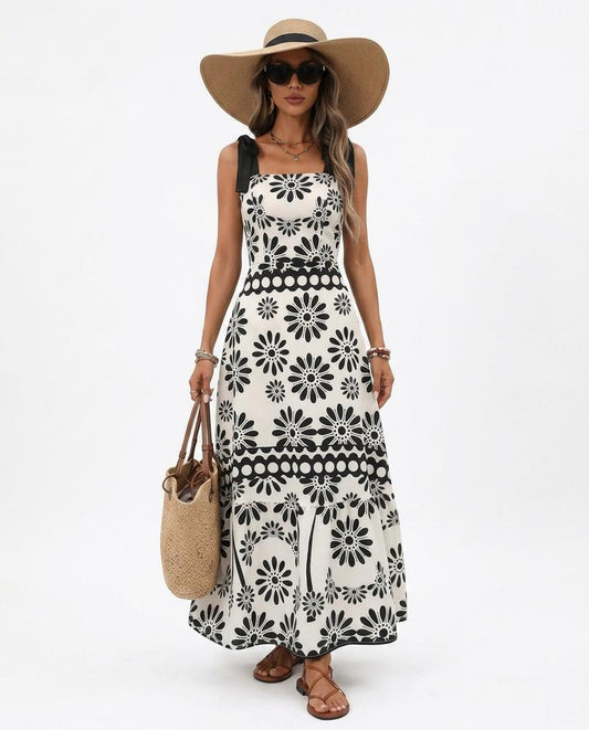 Nord Wear - Misan | Patterned Sleeveless Maxi Dress Women