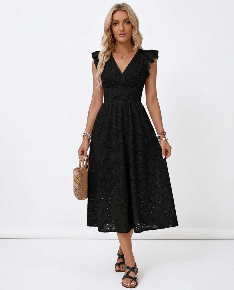 Nord Wear - Neram | Smocked Eyelet Dress Women
