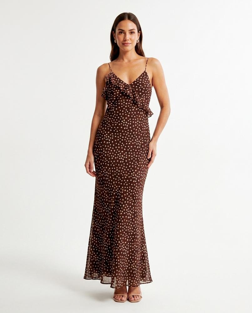 Nord Wear - Lotor | Polka Dot Ruffled Maxi Dress Women