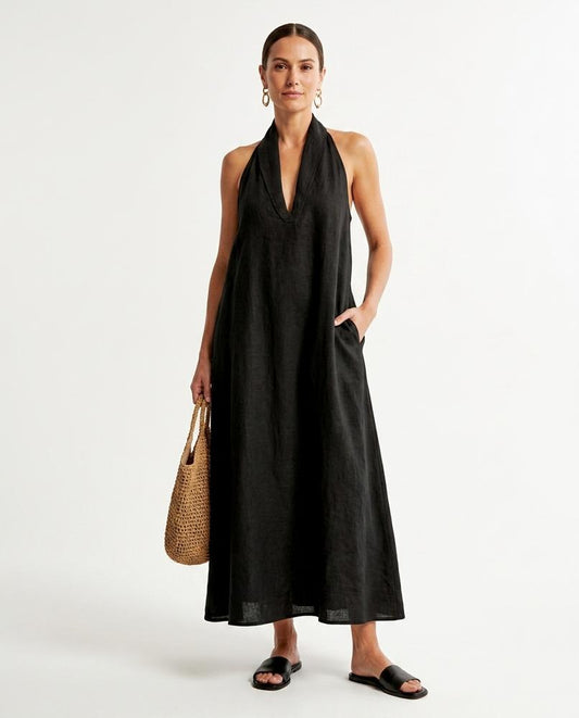 Nord Wear - Ritir | Halterneck A-Line Maxi Dress Women