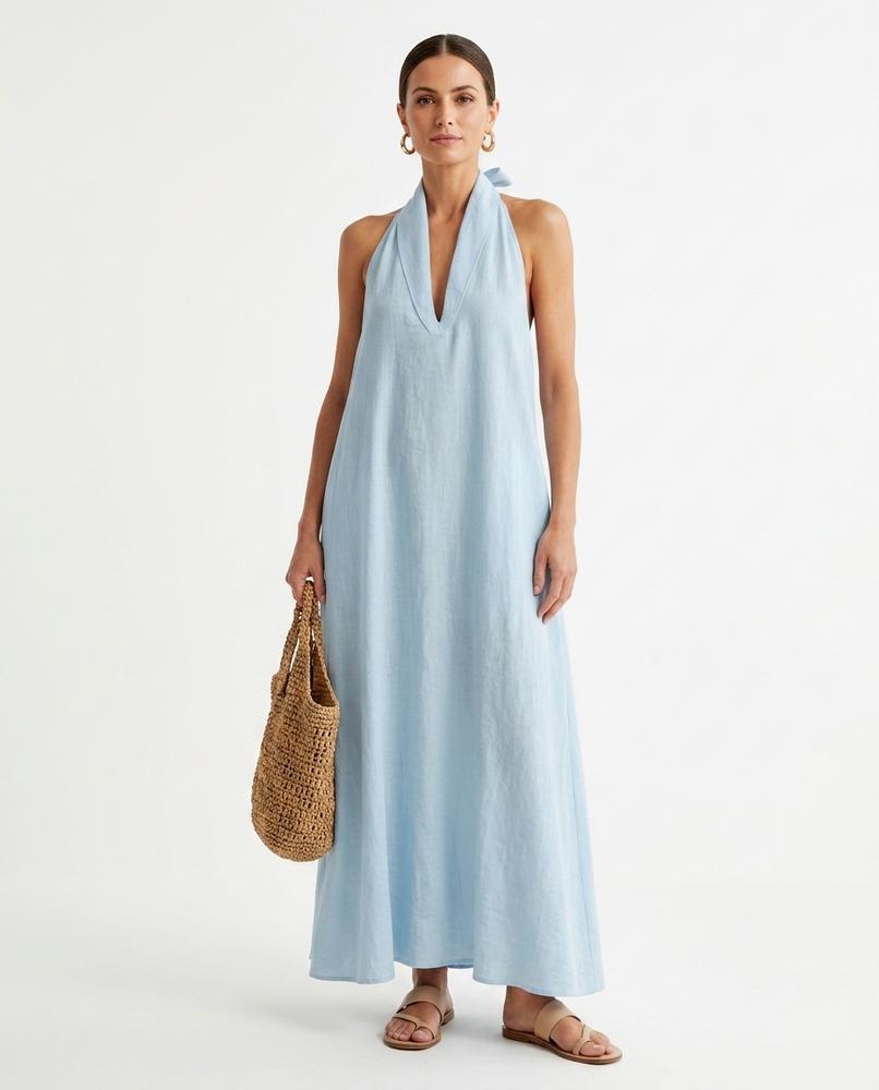 Nord Wear - Ritir | Halterneck A-Line Maxi Dress Women