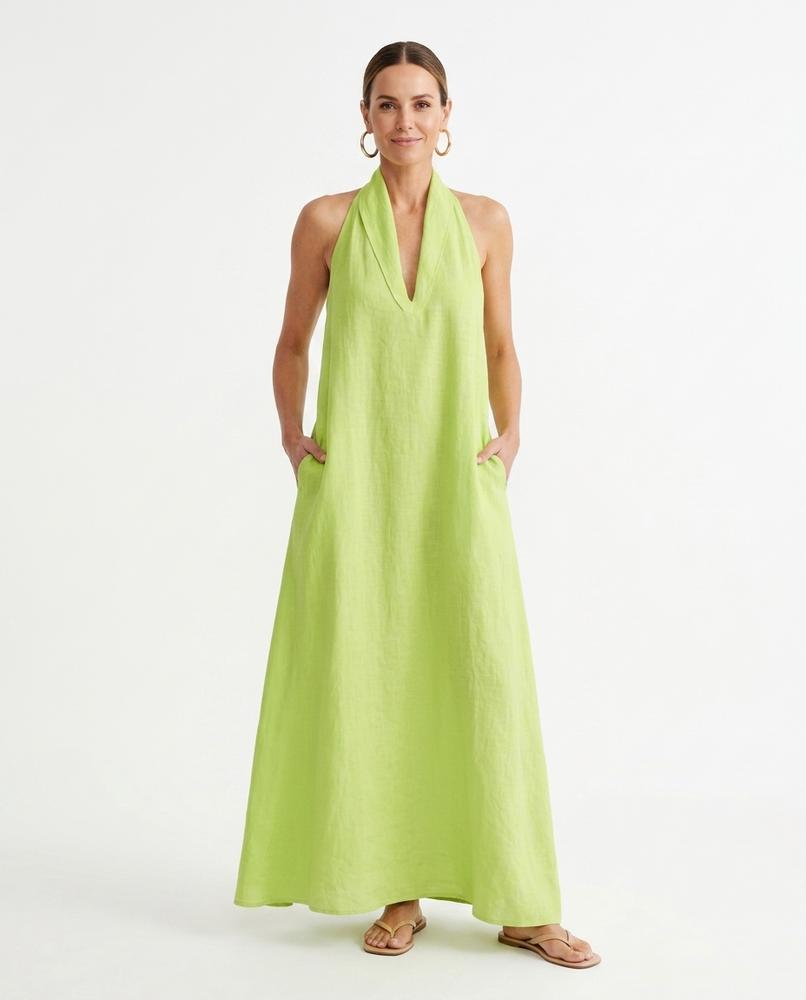 Nord Wear - Ritir | Halterneck A-Line Maxi Dress Women