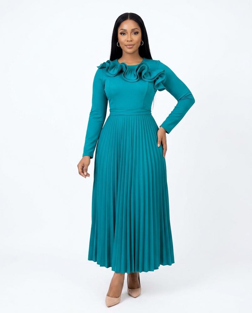 Nord Wear - Yoren | Pleated Ruffled Dress Women