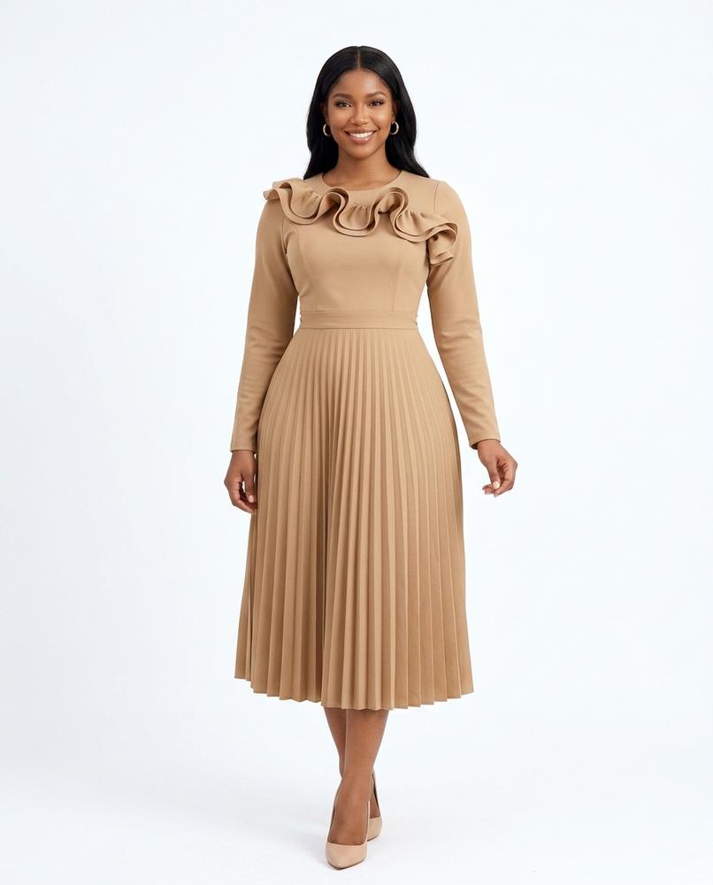 Nord Wear - Yoren | Pleated Ruffled Dress Women