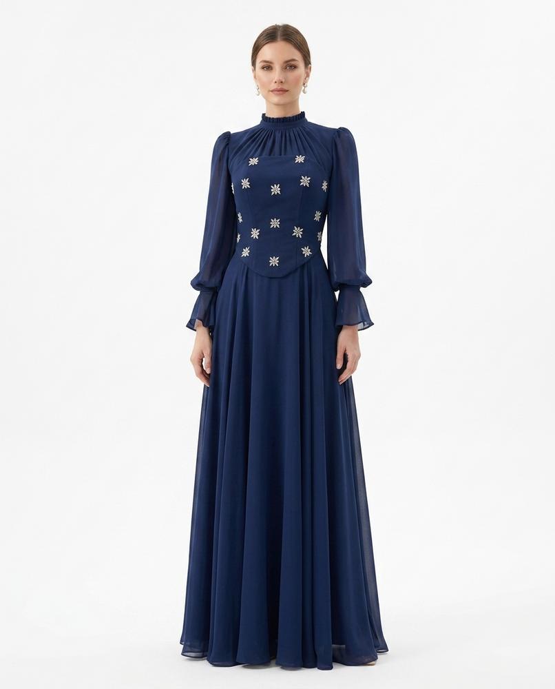Nord Wear - Roven | Embellished High-Neck Dress Women