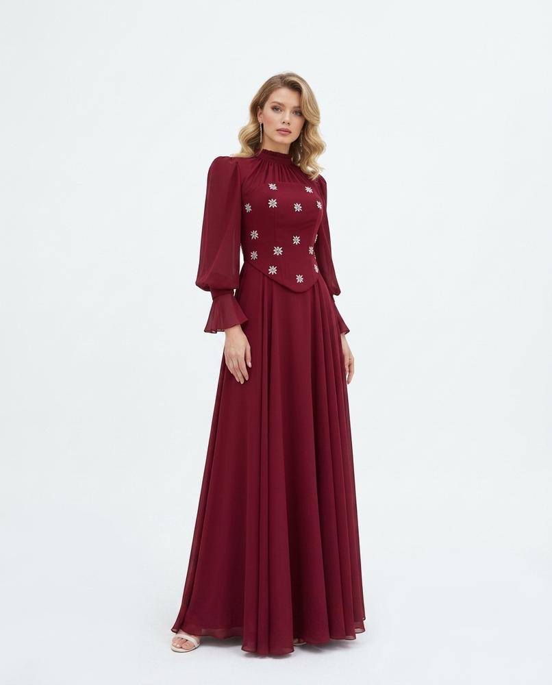Nord Wear - Roven | Embellished High-Neck Dress Women