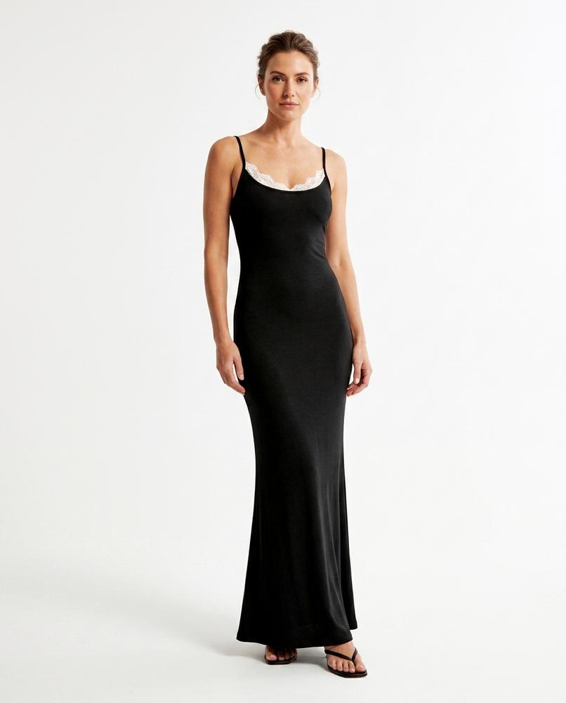 Nord Wear - Kemor | Ribbed Lace-Trim Maxi Dress Women