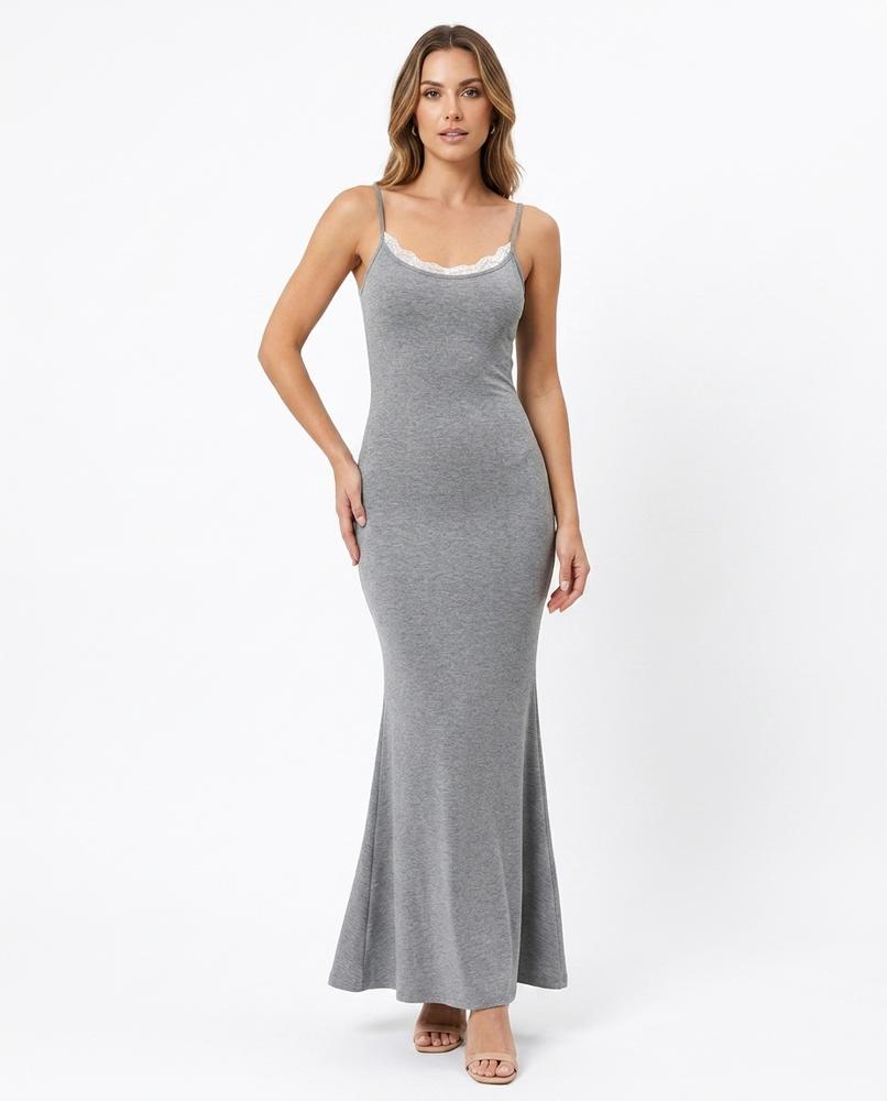 Nord Wear - Kemor | Ribbed Lace-Trim Maxi Dress Women