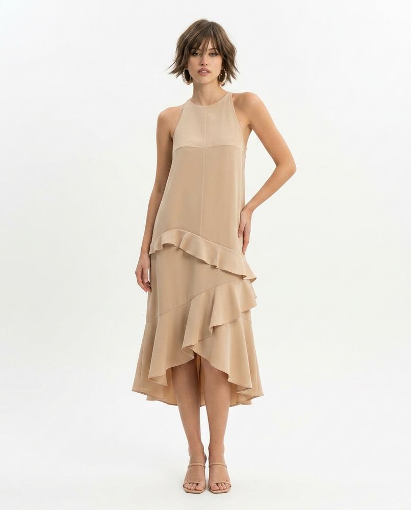 Nord Wear - Nerev | Ruffled Halterneck Dress Women