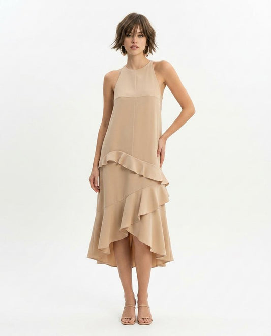 Nord Wear - Nerev | Ruffled Halterneck Dress Women