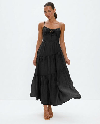 Nord Wear - Maven | Tiered Tie-Front Midi Dress Women