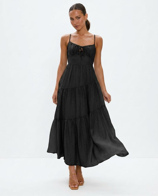 Nord Wear - Maven | Tiered Tie-Front Midi Dress Women