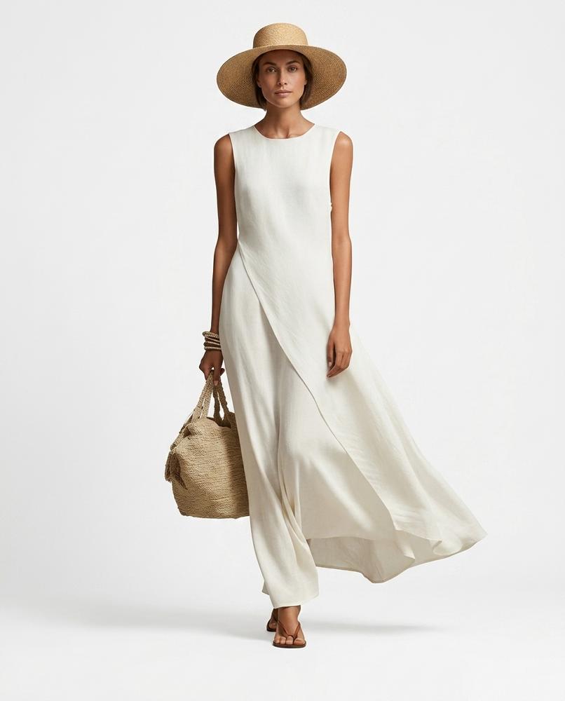 Nord Wear - Zesen | Sleeveless Overlapping Maxi Dress Women