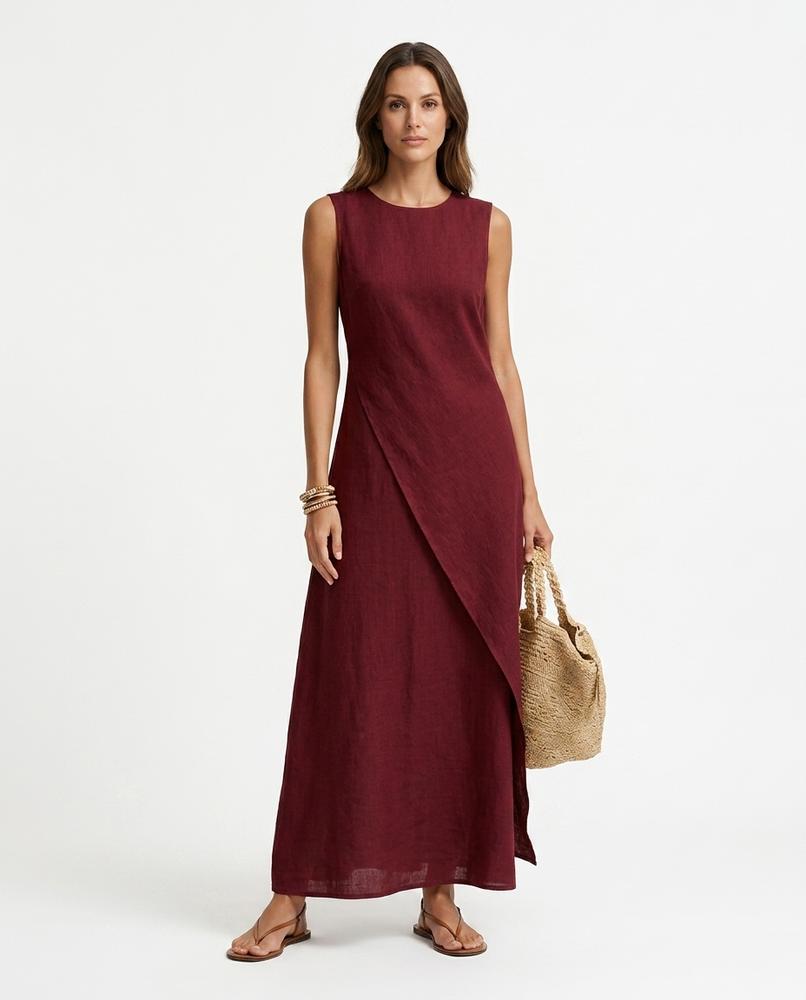 Nord Wear - Zesen | Sleeveless Overlapping Maxi Dress Women