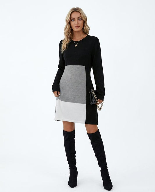 Nord Wear - Calom | Color-Block Knit Dress Women