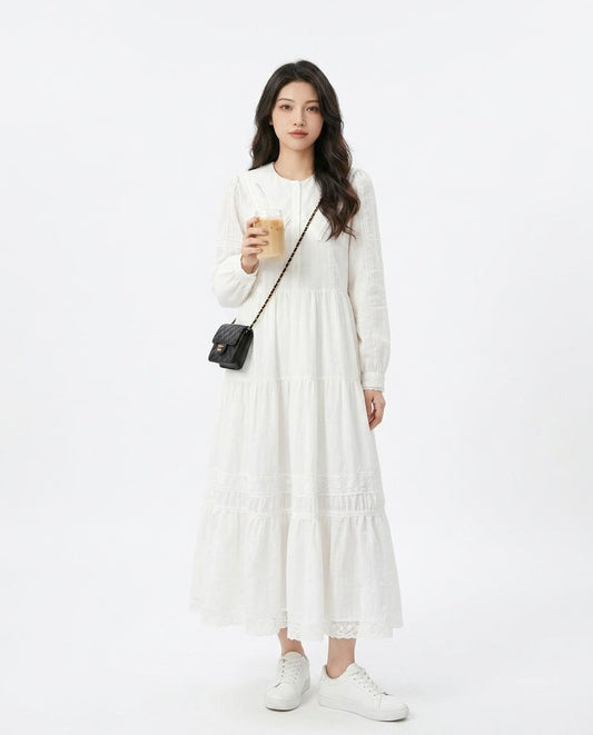 Nord Wear - Kevan | Tiered Long-Sleeved Maxi Dress Women