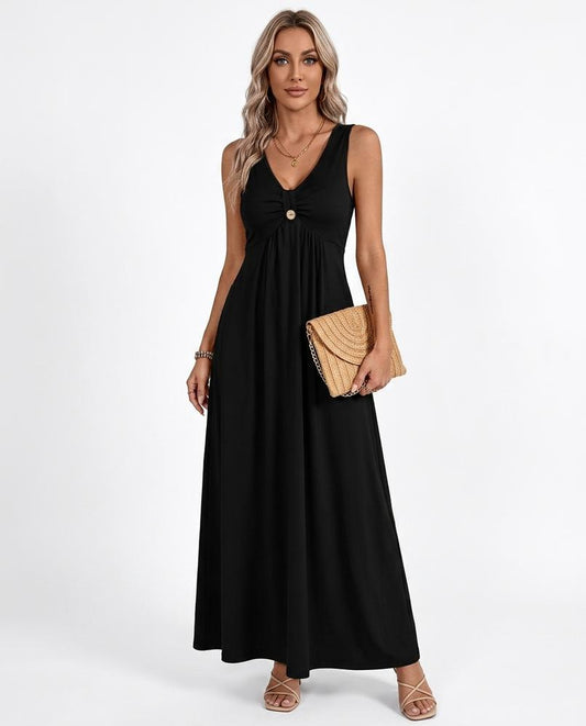 Nord Wear - Tiken | Sleeveless Empire Waist Maxi Dress Women