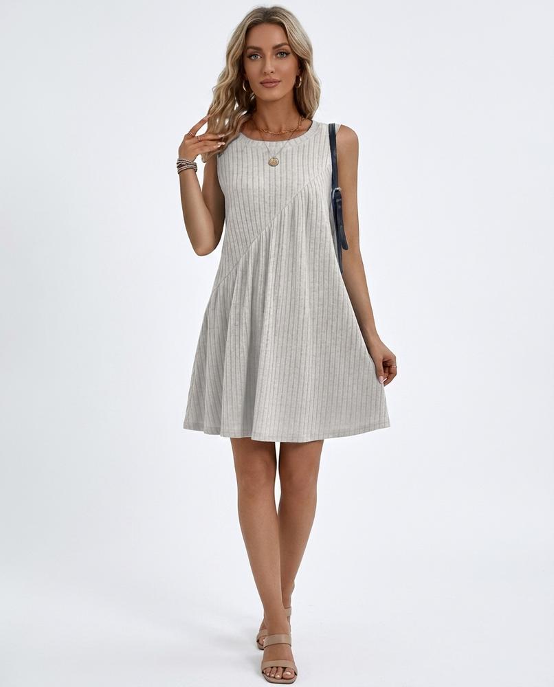 Nord Wear - Sazan | Ribbed Sleeveless Midi Dress Women