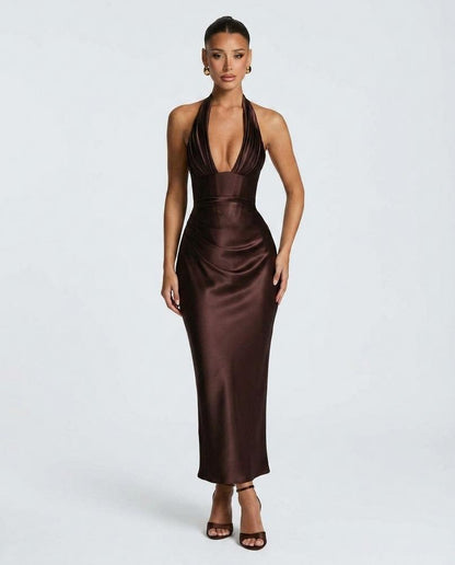 Nord Wear - Lamir | Satin Halterneck Dress Women