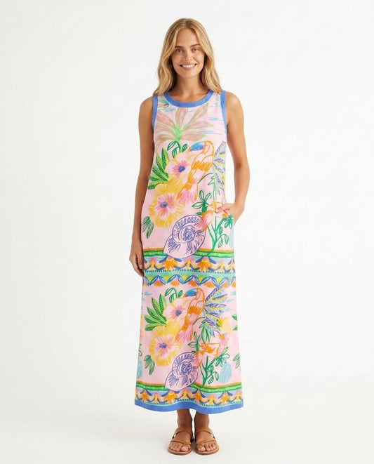 Nord Wear - Letal | Sleeveless Printed Maxi Dress Women