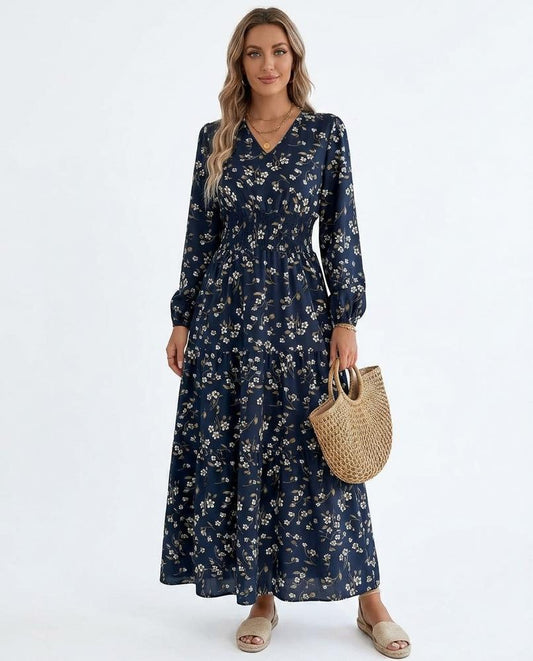 Nord Wear - Cotal | Floral Smocked Maxi Dress Women