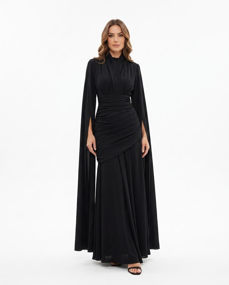 Nord Wear - Saram | Caped High-Neck Dress Women