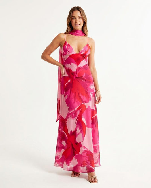 Nord Wear - Tamel | Floral Sleeveless Maxi Dress Women