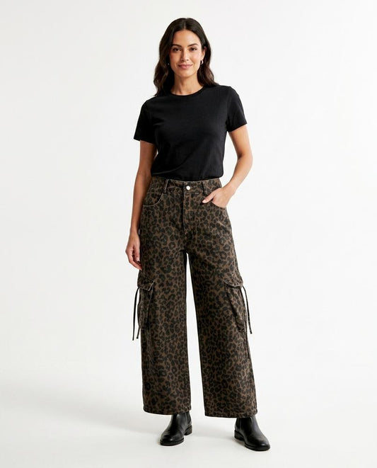 Nord Wear - Lytal | Leopard Print Wide-Leg Pants Women