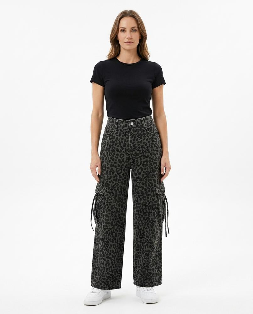 Nord Wear - Lytal | Leopard Print Wide-Leg Pants Women