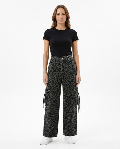 Nord Wear - Lytal | Leopard Print Wide-Leg Pants Women