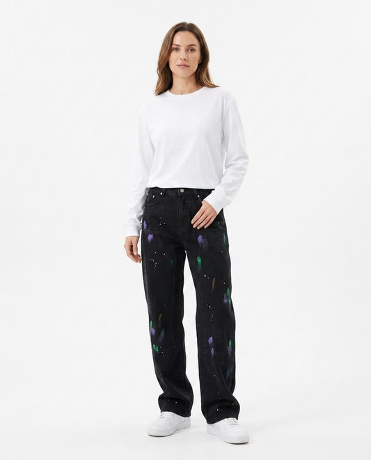 Nord Wear - Visol | Straight-Fit Paint-Splatter Pants Unisex