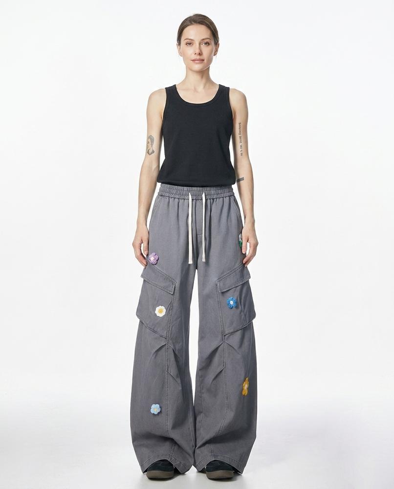 Nord Wear - Ranal | Wide-Leg Embroidered Pants Unisex