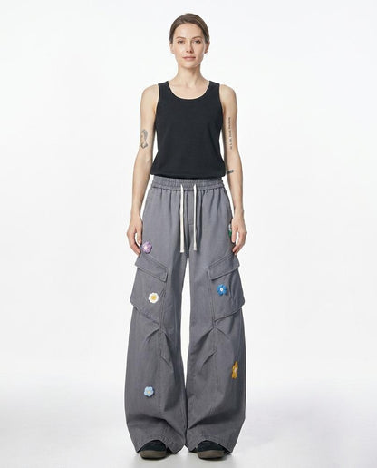 Nord Wear - Ranal | Wide-Leg Embroidered Pants Unisex