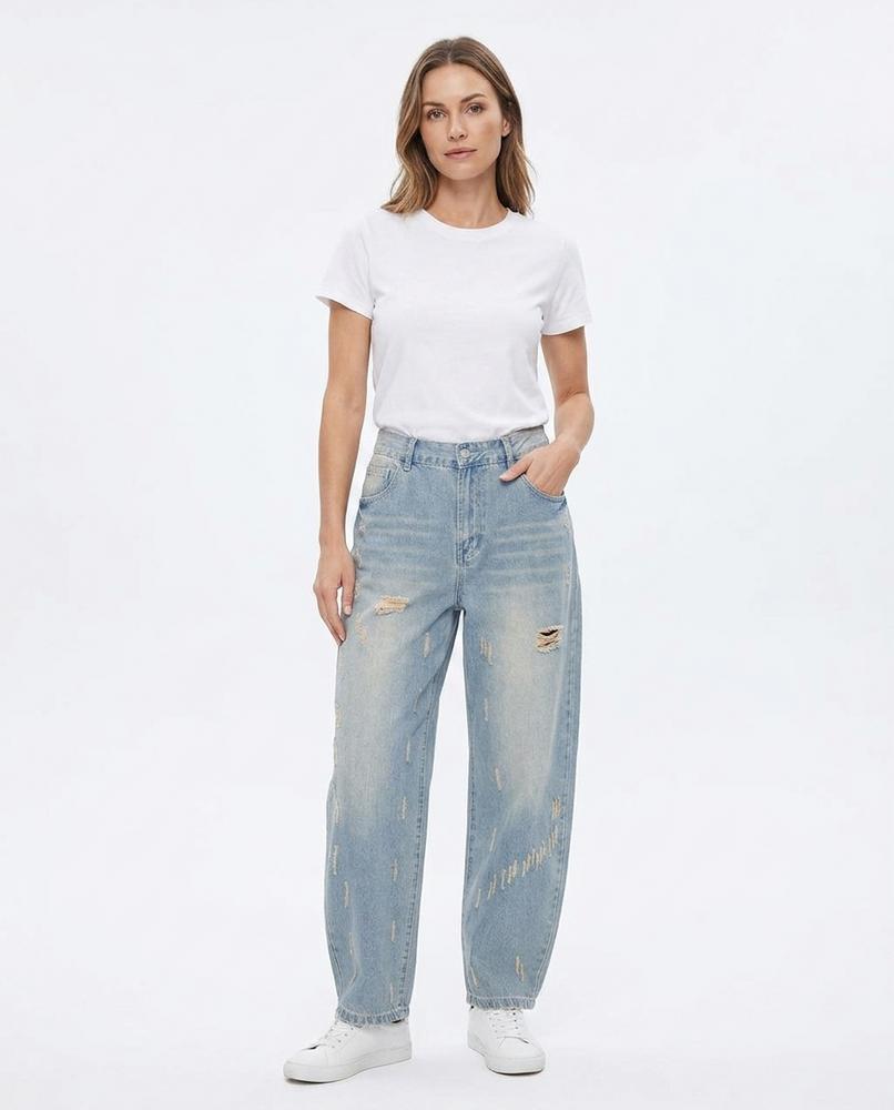 Nord Wear - Zasen | Distressed Washed Pants Women