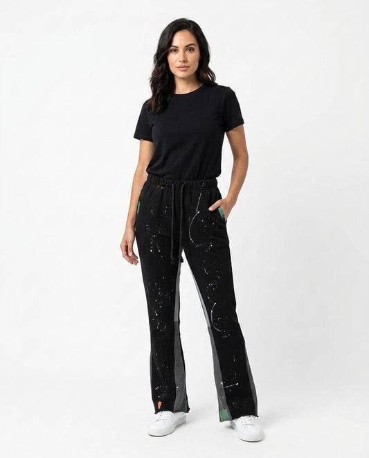 Nord Wear - Cavan | Paint-Splatter Flared Pants Unisex