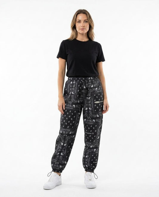 Nord Wear - Vemer | Patterned Drawstring Pants Women