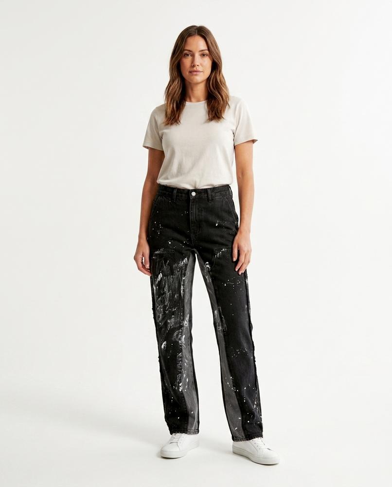 Nord Wear - Zehal | Straight-Cut Paint-Splatter Pants Women