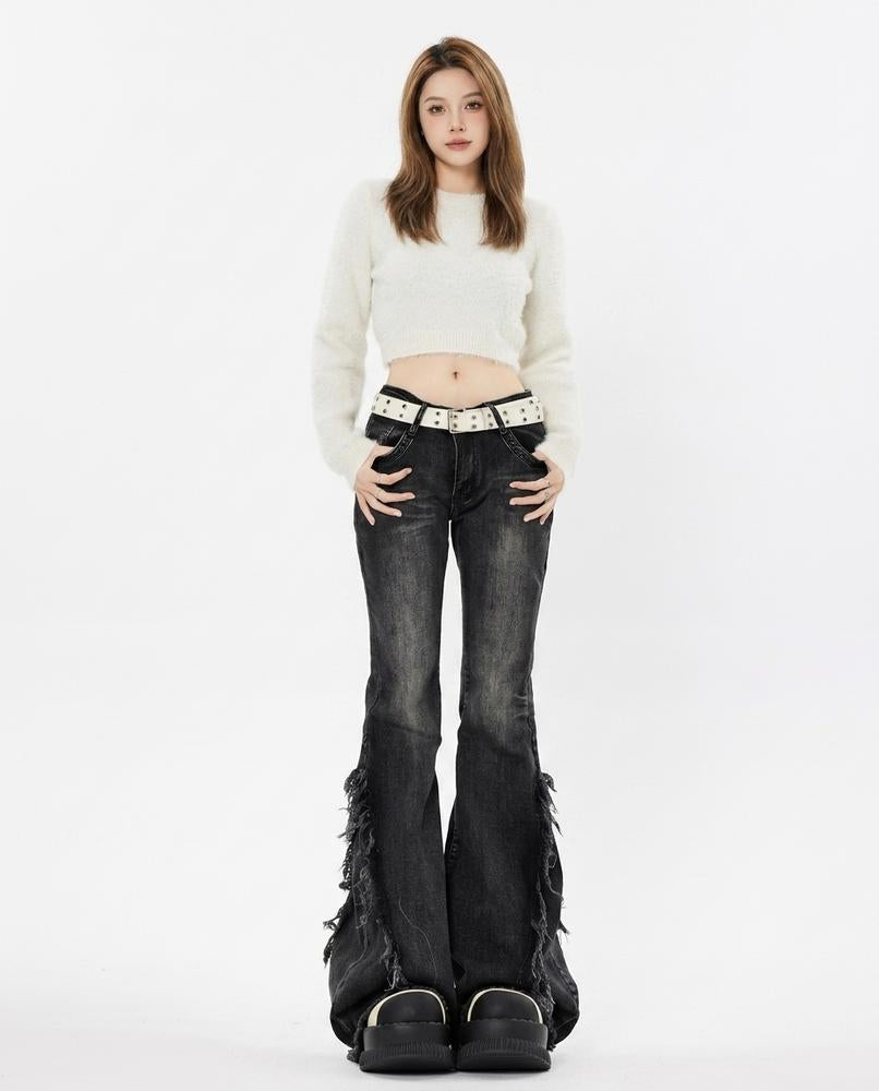 Nord Wear - Nivin | Flared Frayed Pants Women