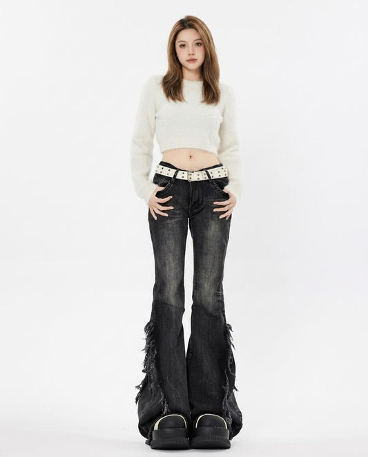 Nord Wear - Nivin | Flared Frayed Pants Women