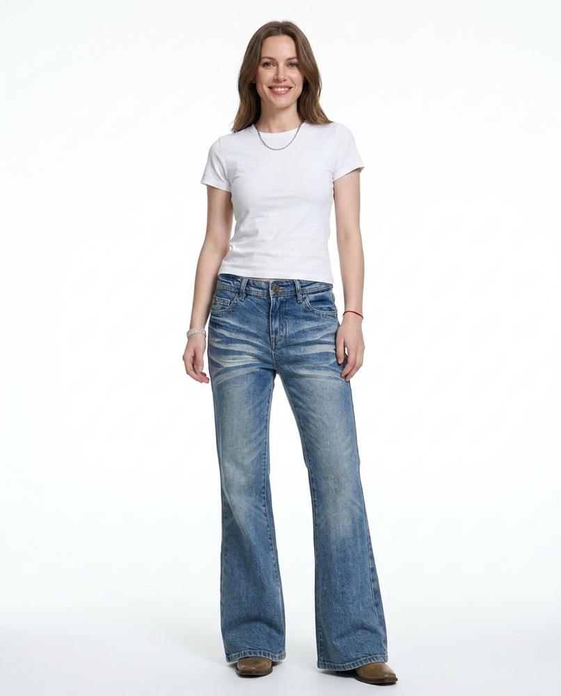 Nord Wear - Zenav | Washed Flared-Leg Pants Women