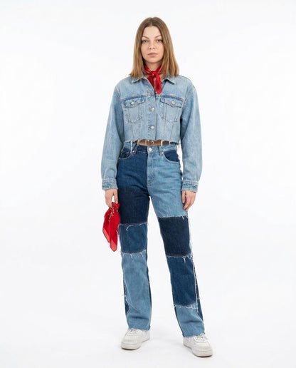 Nord Wear - Elrev | Patchwork High-Waist Pants Women